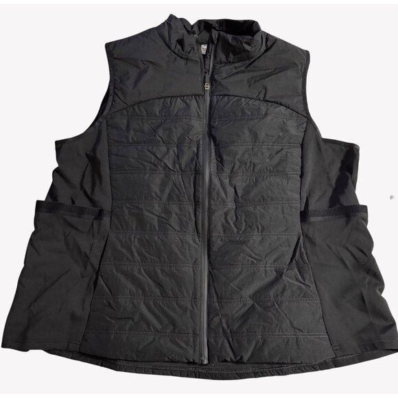 Avia Jackets & Blazers - NWT Avia Womens Black Full-Zip 3X Quilted Puffer Vest Running Jogging Pockets